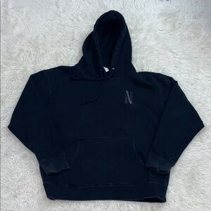 Independent Trading Company Heavy Black Hoodie for Men Size M